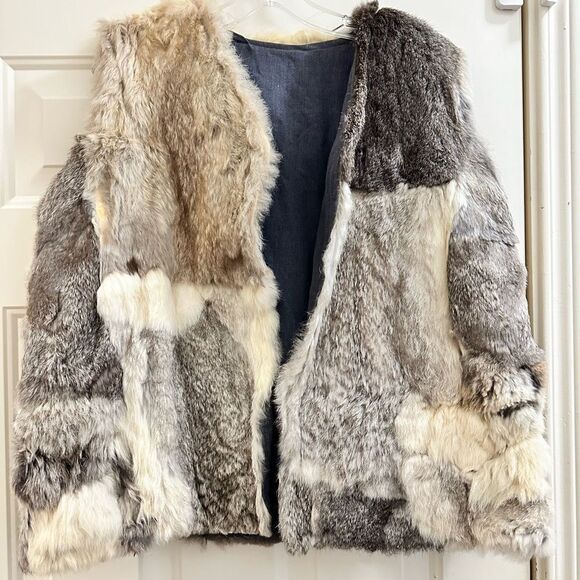 Patchwork Beautiful Fur Vest project piece - Picture 1 of 9